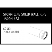 Marley Stormline Solid Wall 150DN Pipe 6RJ - 700.150.6RJ